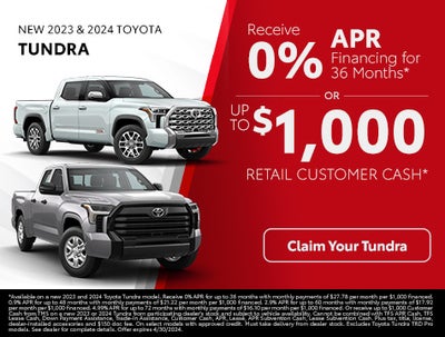 New 2023 & 2024 Toyota Tundra