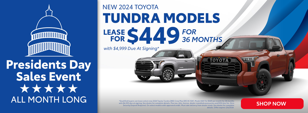 2024 Toyota Tundra Lease Offer Fort Worth TX