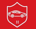 car in a shield icon