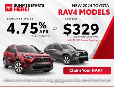 New 2024 Toyota RAV4 Models
