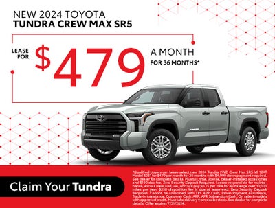 New 2024 Toyota Tundra Crew Max SR5