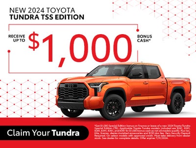 New 2024 Toyota Tundra TSS Edition
