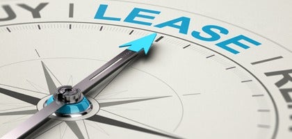 image of a compass pointing to Lease